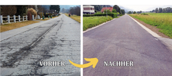 Alte Autobahn Molzbichl Vorher-Nachher Die Alte Autobahn Molzbichl, vor und nach der Sanierung