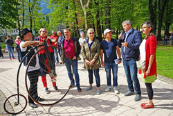 Impressionen von der Veranstaltung "Biken statt Tanken" samt Pflanzentauschbörse im Stadtpark Spittal
