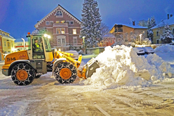 Schneeräumung Die Mitarbeiter des Wirtschaftshofes der Stadtgemeinde Spittal sind bei winterlichen Verhältnissen rund um die Uhr im Einsatz. Aber auch Eigentümer von Liegenschaften müssen einiges beachten