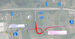 Die Autobahnauffahrt Spittal Ost wird saniert. Zeitweise kommt es daher zu Vollsperren
