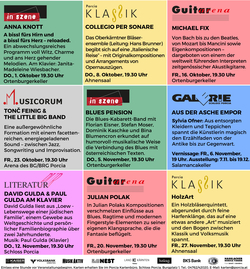 Halbjahresprogramm der Kulturinitiativen Halbjahresprogramm der Kulturinitiativen