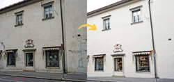 Ortenburger Straße Zubau Schloss Porcia Der südliche Zubau zum Schloss Porcia in der Ortenburger Straße erstrahlt in neuem Glanz